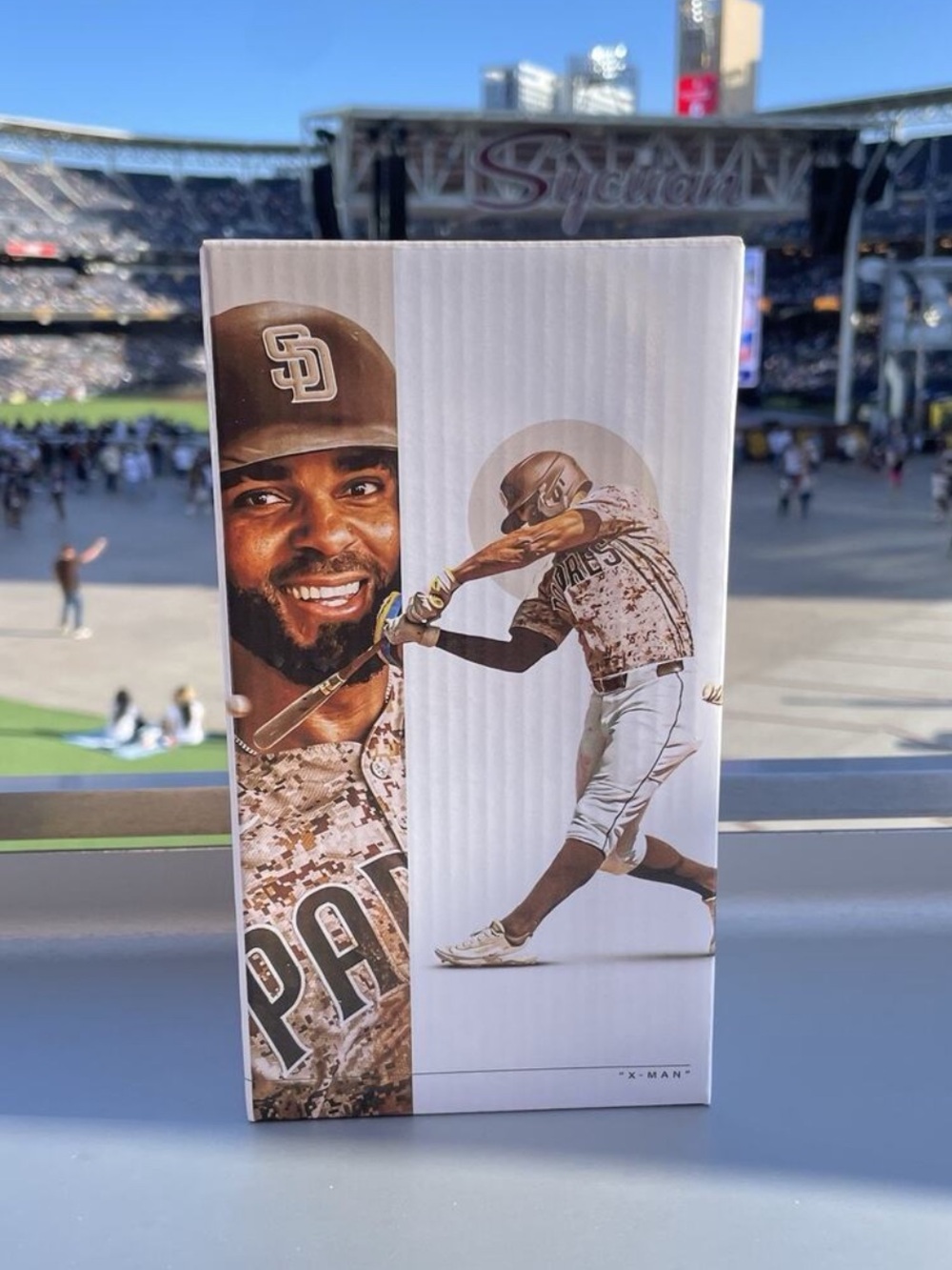 MLB San Diego Padres Xander Bogaerts Bobblehead “X-Man” Camouflage Uniform